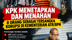 KPK Tetapkan dan Tahan 8 Tersangka dalam Kasus Dugaan Korupsi di Kementerian ATR/BPN