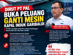 PT PAL Buka Peluang Ganti Mesin Kapal Induk Garibaldi