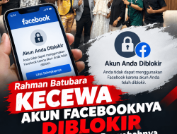 Rahman Batubara Kecewa, Akun Facebooknya Diblokir Tanpa Tahu Penyebab